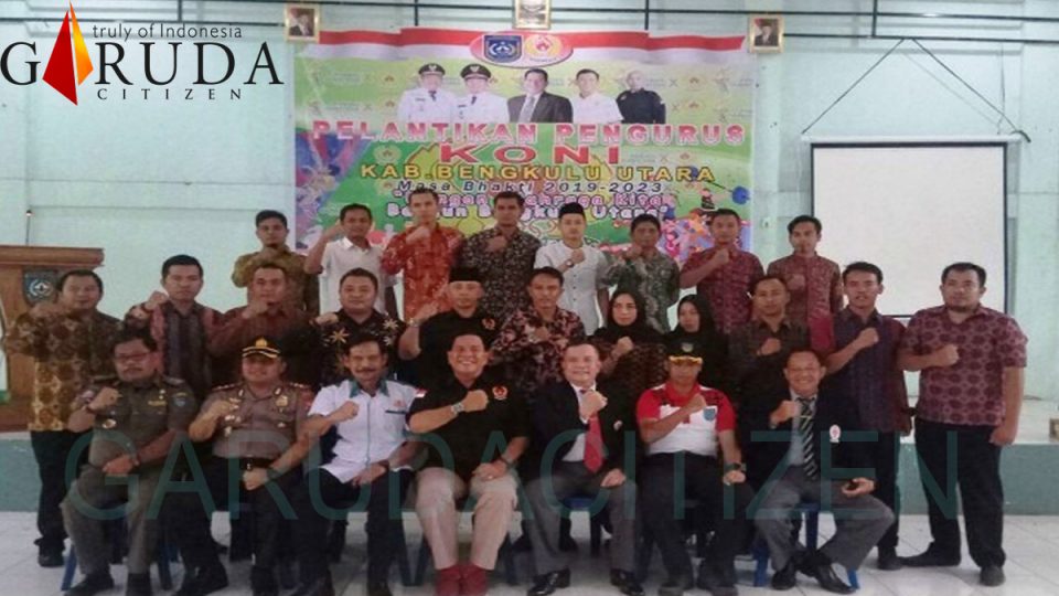 Pengurus KONI Kabupaten Bengkulu Utara 2019-2023 Dikukuhkan