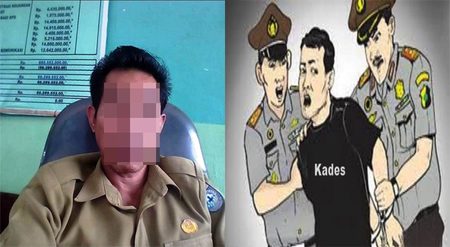 Terkait Dugaan Korupsi DD, Kades Tebat Pacur Ditahan Polisi