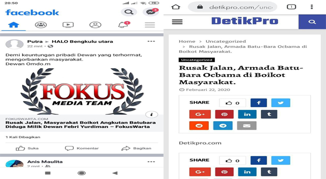 Ujaran Kebencian, Pemilik Fokuswarta.com dan Detikpro.com Dilaporkan
