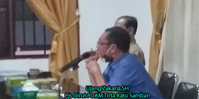 Soal SK Pjs Dirut PDAM, Ujang Zakaria,SH Lempar Bola Panas ke Bupati