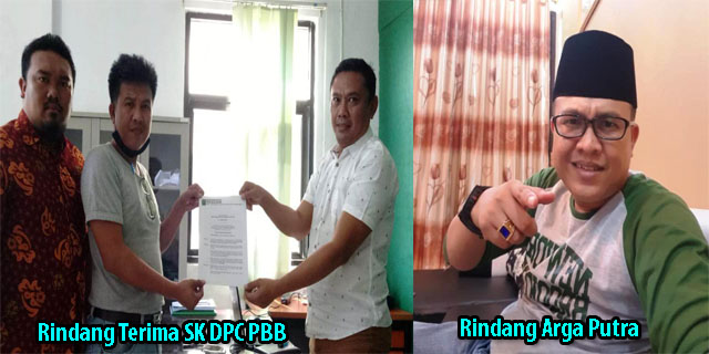 Terima SK DPP, Rindang Resmi Nahkodai DPC PBB Bengkulu Utara