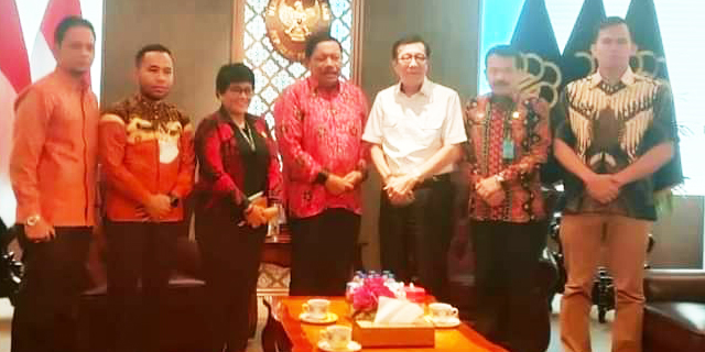 Bupati & Ketua DPRD Bengkulu Utara Audensi ke Menkumham RI