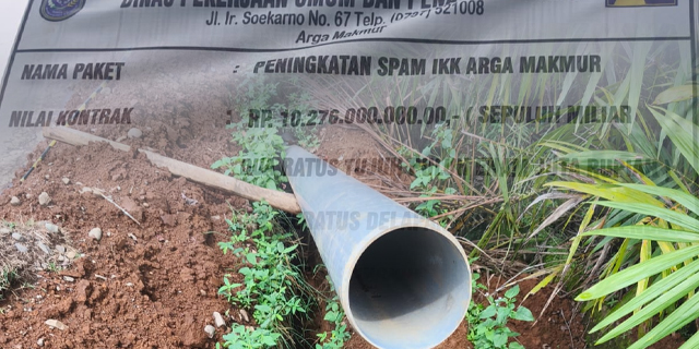 Peningkatan SPAM IKK Senilai Rp 10,2 Miliar Disinyalir Asal Jadi